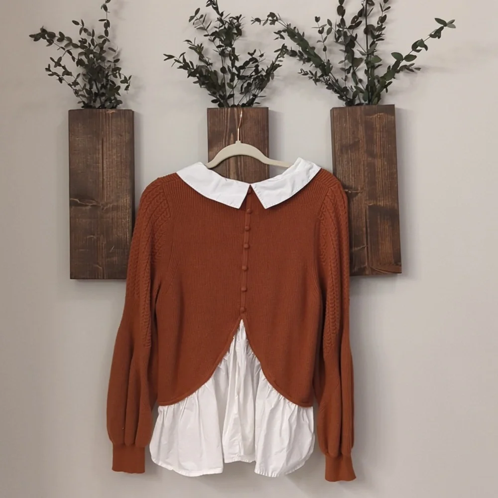 Anthropologie X Maeve Twofer Sweater - Picture 4 of 10